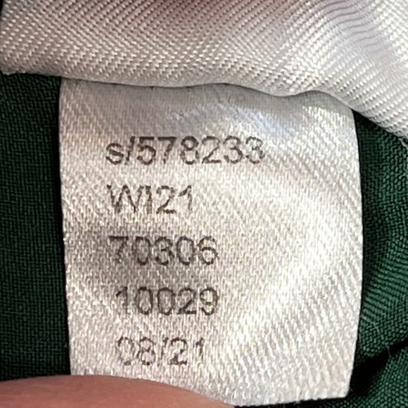 Green Plaid Pleated Midi Dress by Ann Taylor - Picture 4 of 10